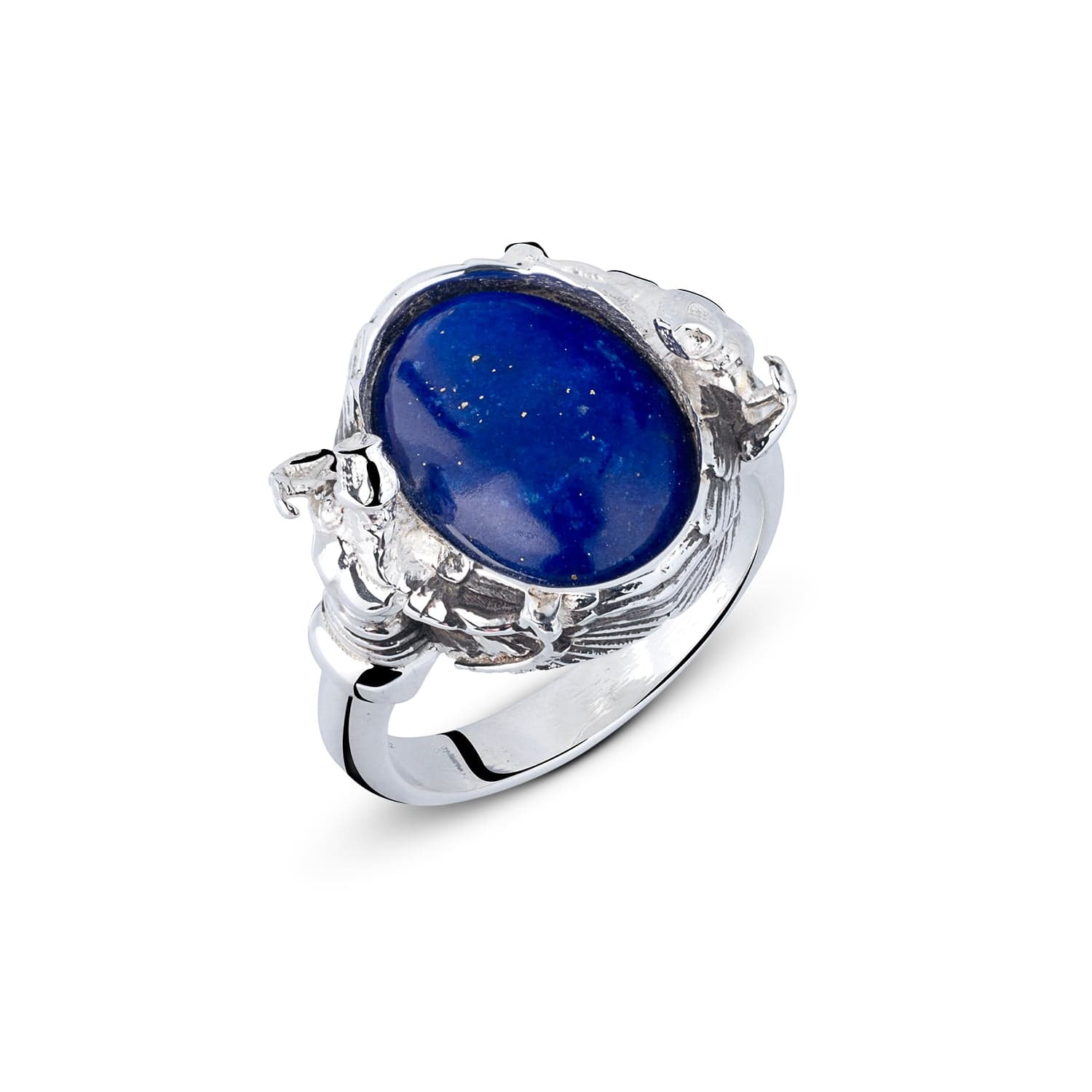 Ashur Lapis Ring — view 1