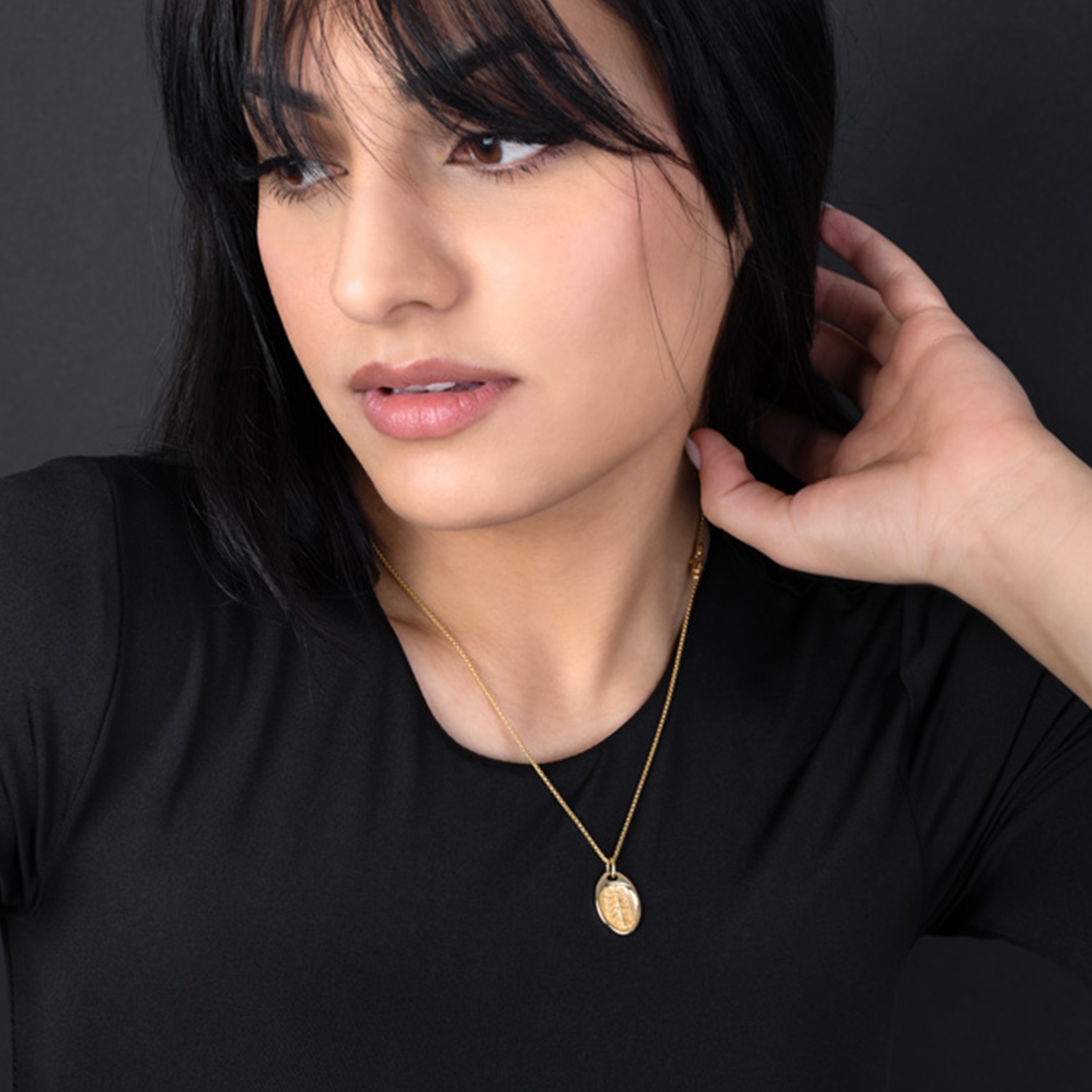 tree of life pendant on model